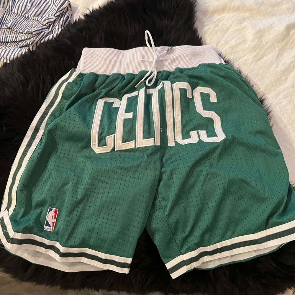 Celtics basketball shorts